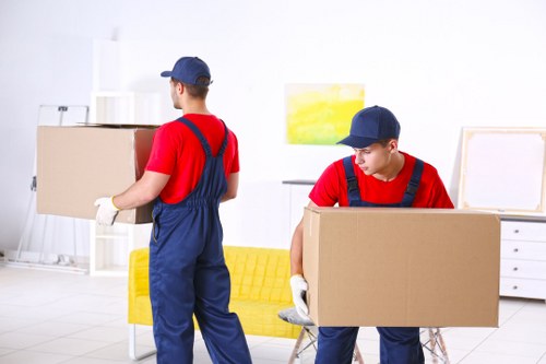 Packing materials and boxes prepared for a local Archway home move