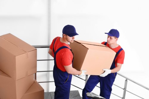 Removal team planning a house move in Archway