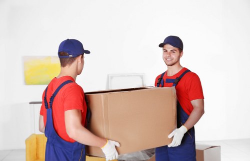 Removal team preparing for a same-day move in Archway