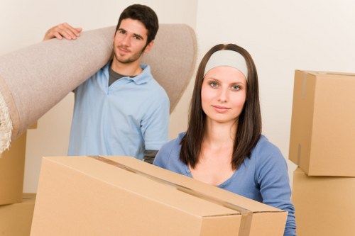 Navigating a residential move on an Archway street