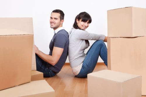 Office moving process with loading and reassembly for an Archway company