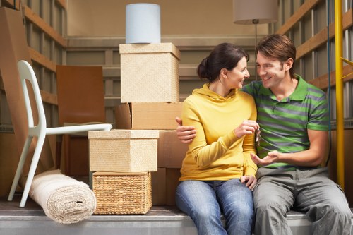 Moving furniture from an Archway flat with stair access